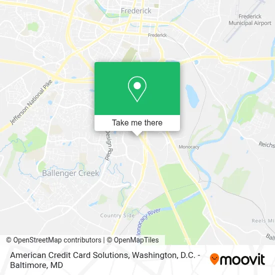 American Credit Card Solutions map
