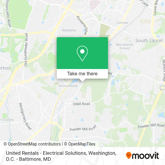 United Rentals - Electrical Solutions map