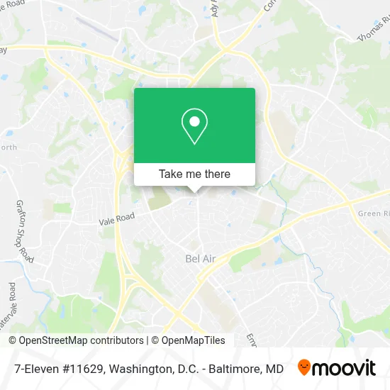 7-Eleven #11629 map