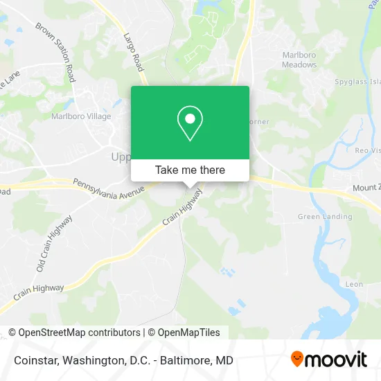 Coinstar map