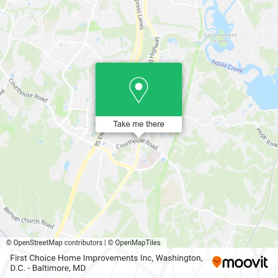 First Choice Home Improvements Inc map