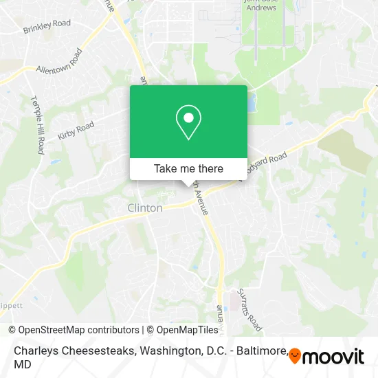 Charleys Cheesesteaks map