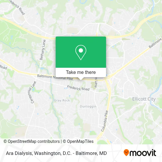 Ara Dialysis map