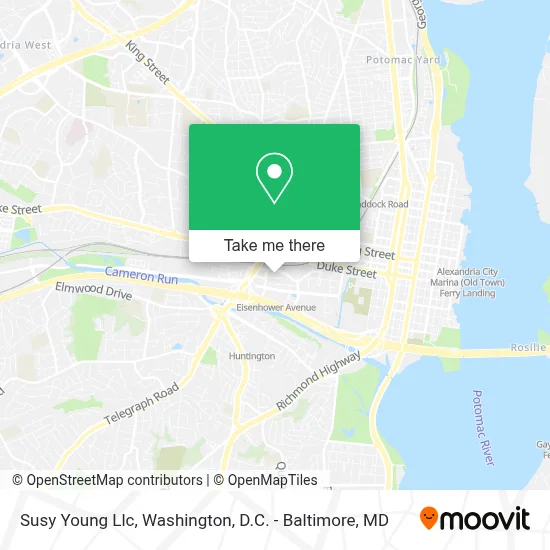 Susy Young Llc map