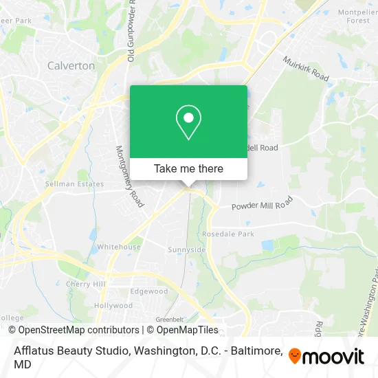 Afflatus Beauty Studio map
