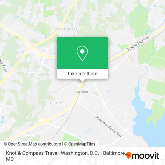 Knot & Compass Travel map