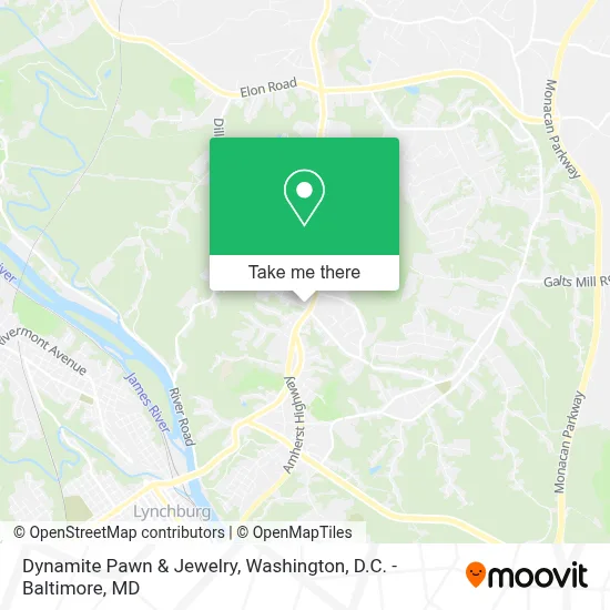 Dynamite Pawn & Jewelry map