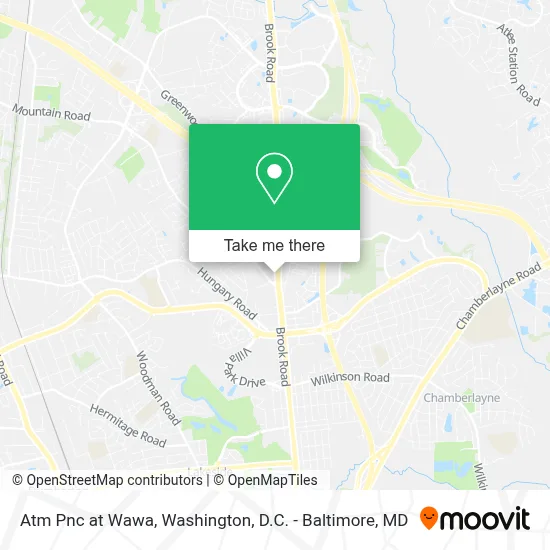Atm Pnc at Wawa map