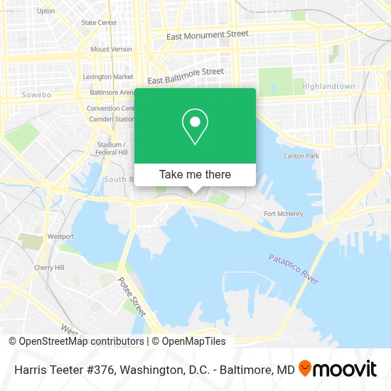 Harris Teeter #376 map