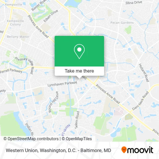 Western Union map