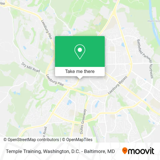 Temple Training map