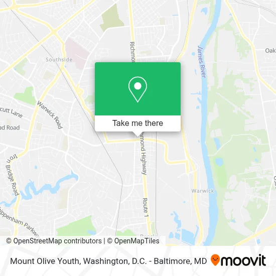 Mount Olive Youth map