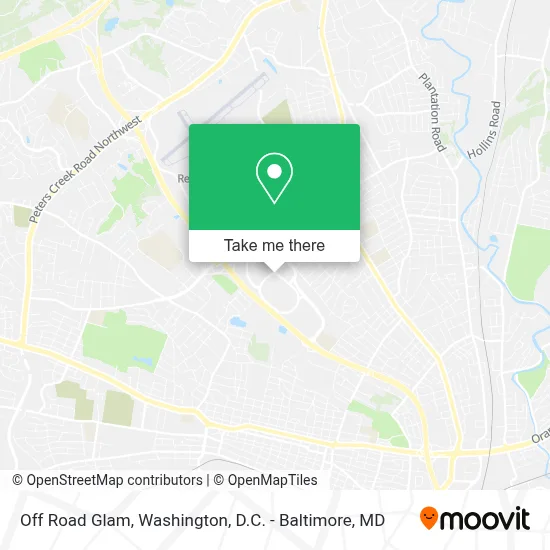 Off Road Glam map