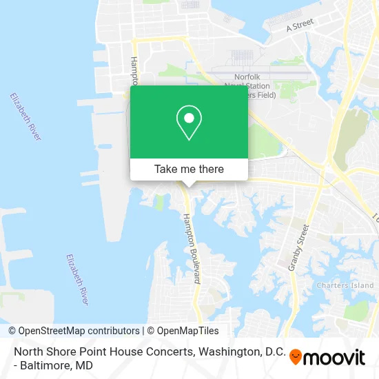 North Shore Point House Concerts map