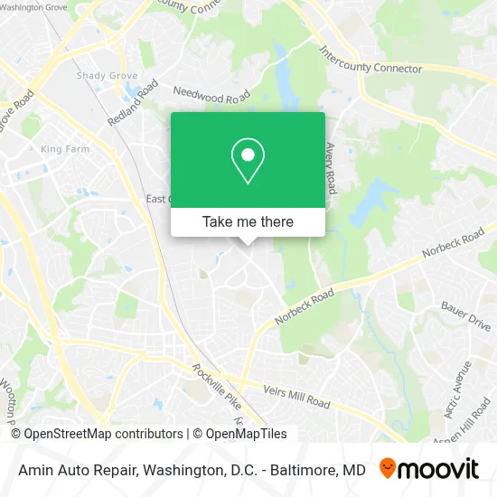 Amin Auto Repair map