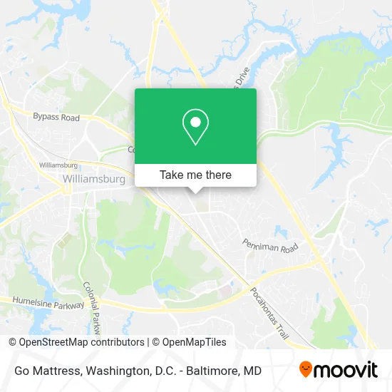 Go Mattress map