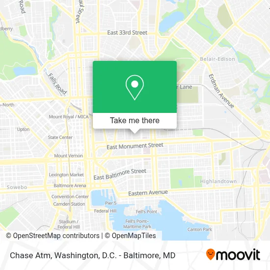 Chase Atm map
