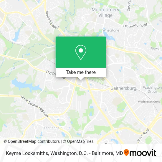 Keyme Locksmiths map