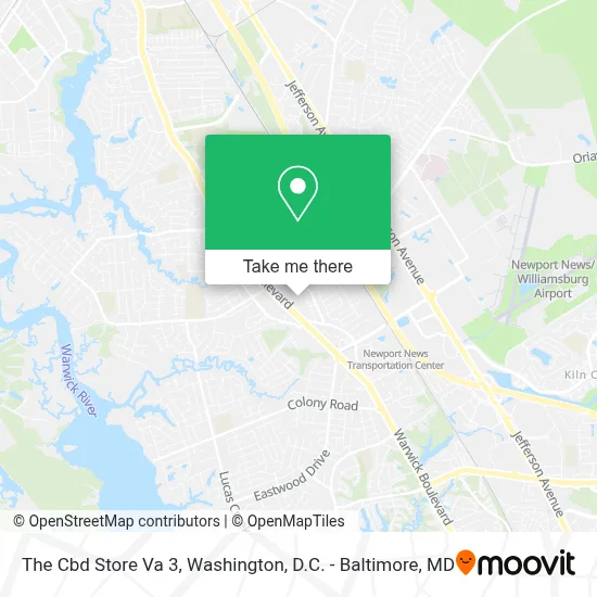 The Cbd Store Va 3 map