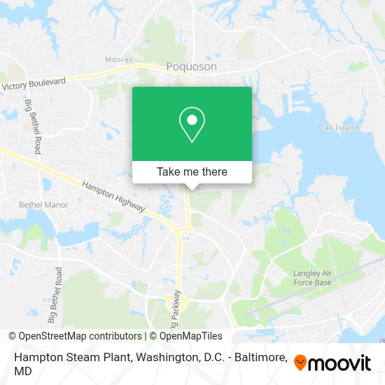 Hampton Steam Plant map