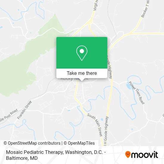 Mosaic Pediatric Therapy map