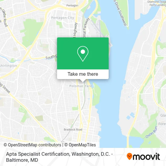 Apta Specialist Certification map