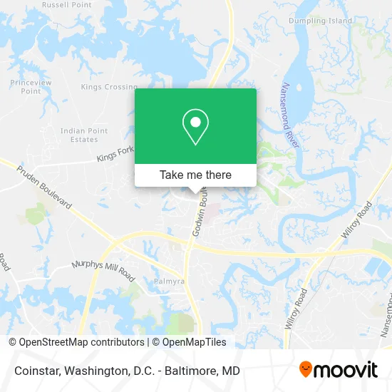 Coinstar map