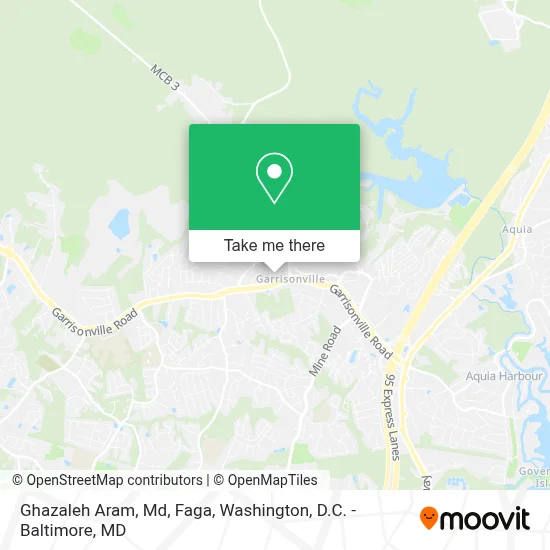 Ghazaleh Aram, Md, Faga map