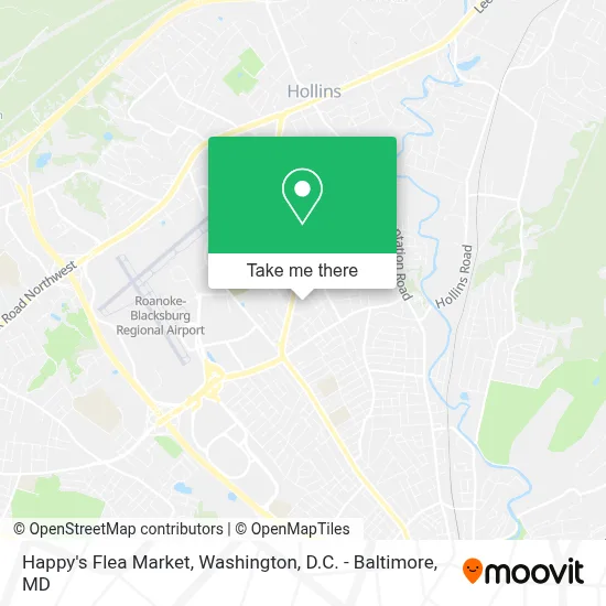 Happy's Flea Market map