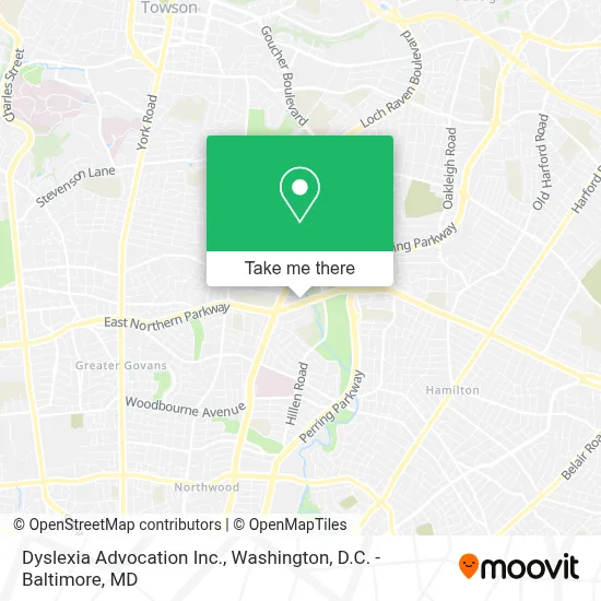 Dyslexia Advocation Inc. map