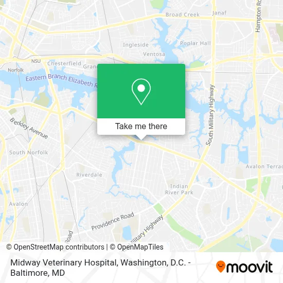 Midway Veterinary Hospital map