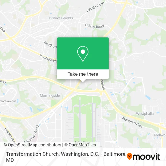 Transformation Church map