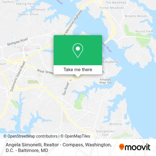 Angela Simonelli, Realtor - Compass map