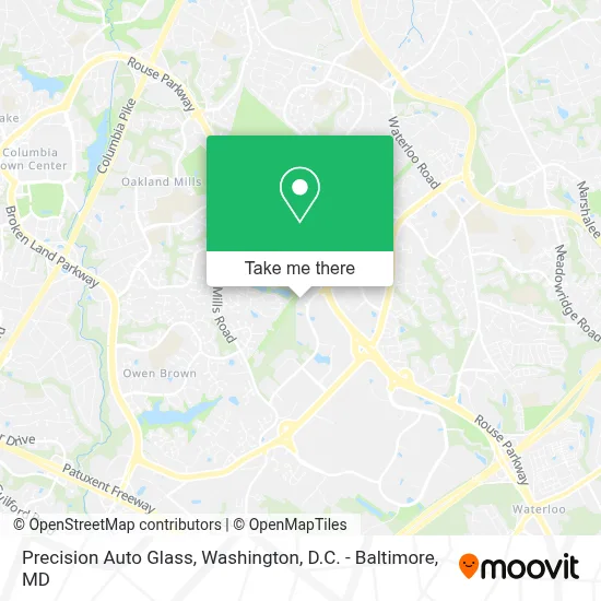 Precision Auto Glass map