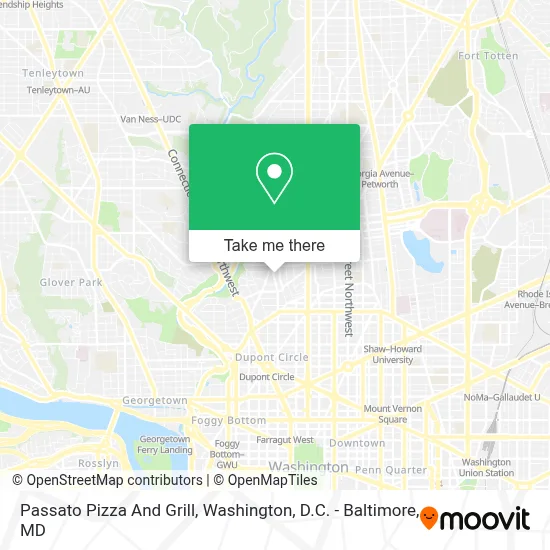 Passato Pizza And Grill map