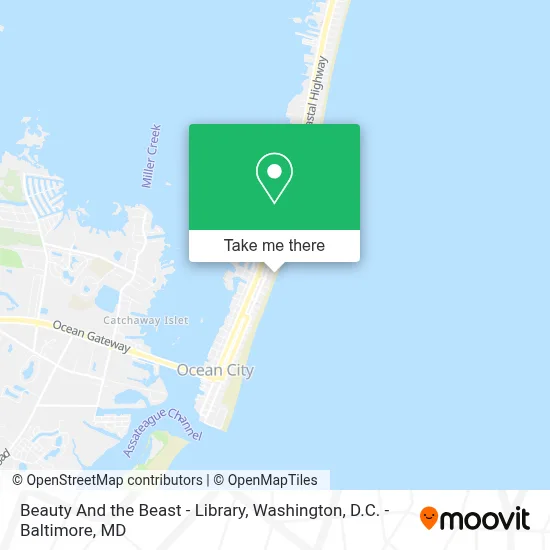 Beauty And the Beast - Library map