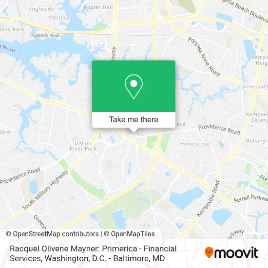 Racquel Olivene Mayner: Primerica - Financial Services map