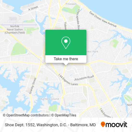 Shoe Dept. 1552 map
