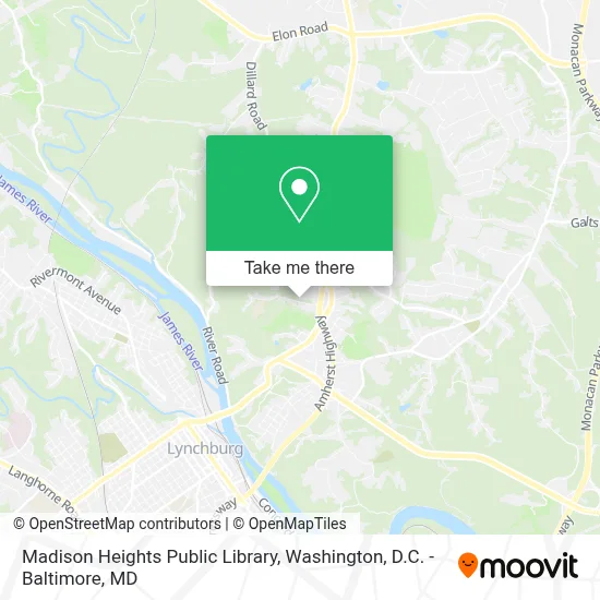 Madison Heights Public Library map