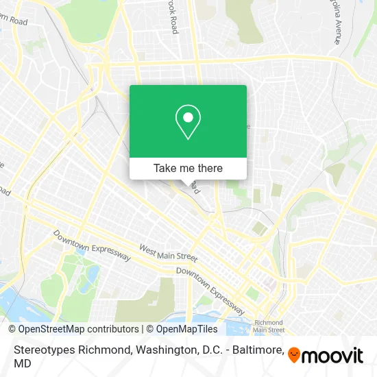 Stereotypes Richmond map