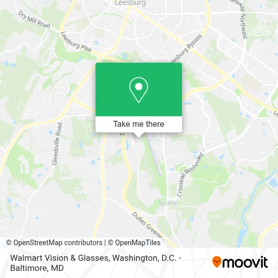 Walmart Vision & Glasses map