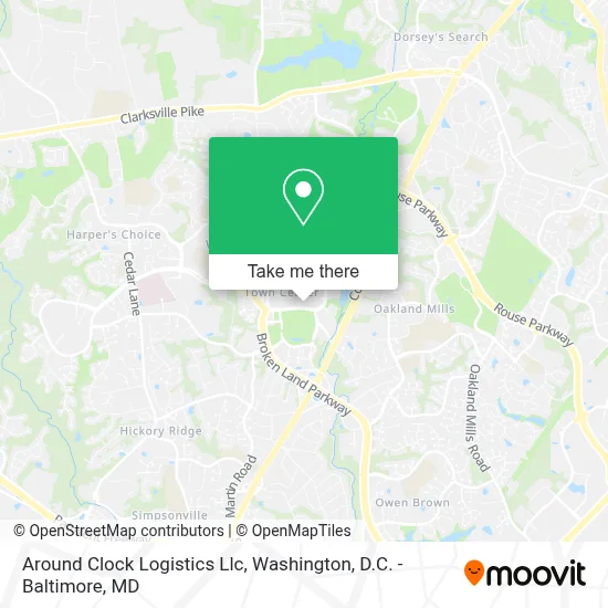 Around Clock Logistics Llc map