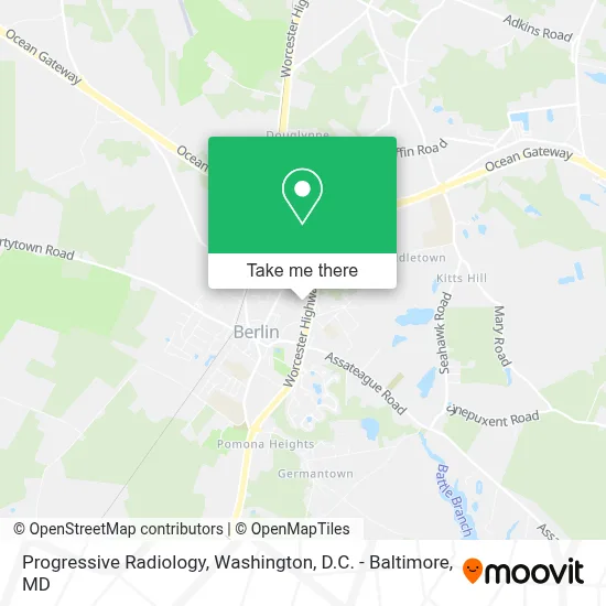 Progressive Radiology map