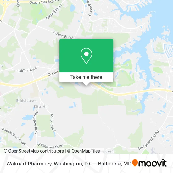 Walmart Pharmacy map