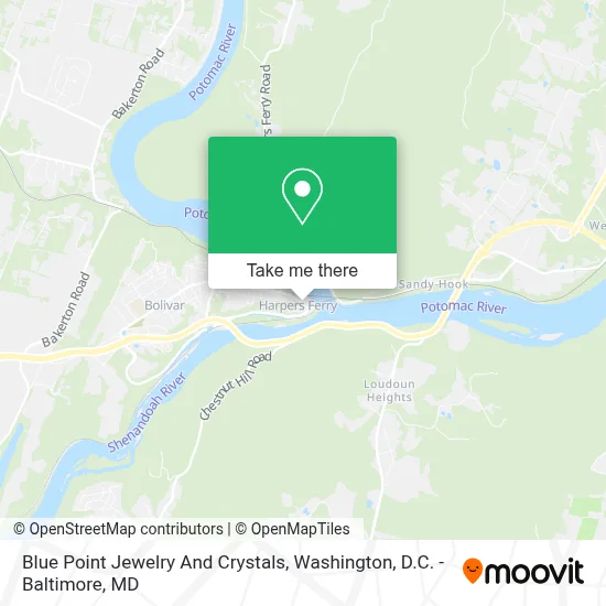 Blue Point Jewelry And Crystals map