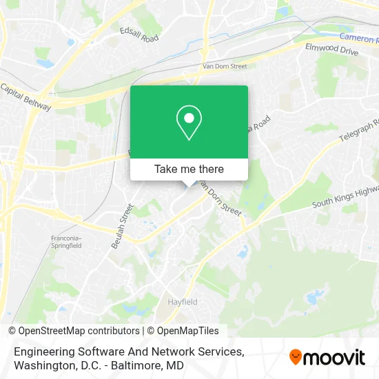 Engineering Software And Network Services map