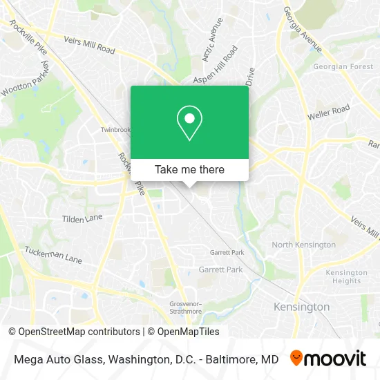 Mega Auto Glass map