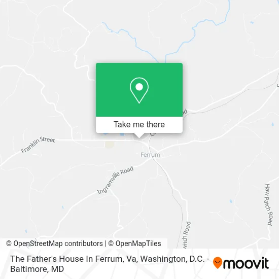 The Father's House In Ferrum, Va map