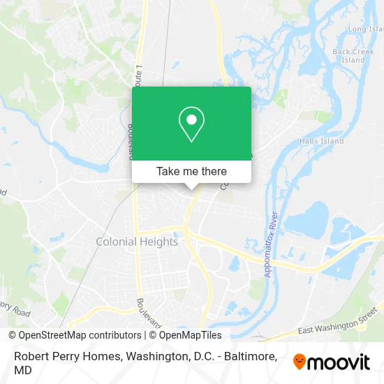 Robert Perry Homes map