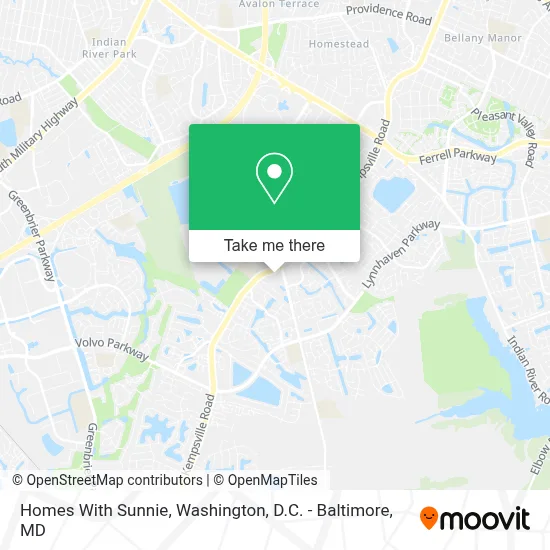 Homes With Sunnie map